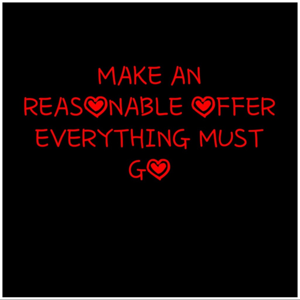 Everything must go for new stock to come in